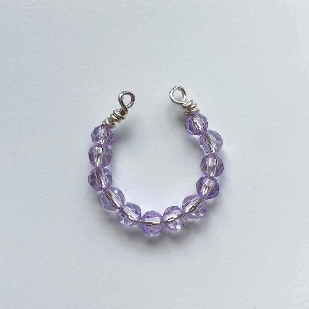 ❣︎ Adjustable purple ring ❣︎